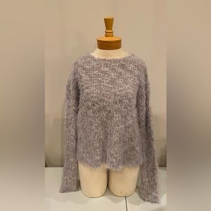 Wild Fable soft women’s Medium Sweater grey and light purple